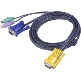 ATEN KVM kabel [1x zástrčka SPHD 15 - 2x PS/2 zástrčka, VGA zásuvka] 3.00 m černá
