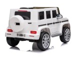 Mamido Dětské elektrické autíčko Mercedes G500 bílé