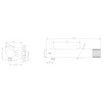 INVENA - Dřezová baterie MOONLIGHT černá/růžové zlato BN-77-014-V