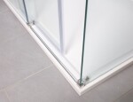 HOPA - Pevná boční stěna PANEL BELVER CHROM NEW - Barva rámu - Chrom/Leštěný hliník (ALU), Pevná stěna - 90 Směr zavírání - Univerzální Levé / Pravé, Výplň - Čiré bezpečnostní sklo - 8 mm BCBELV90PSCCN