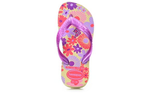 Havaianas Flores Buttercream dětské pantofle