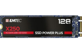 EMTEC Power Plus X250 128GB / M.2 / SATA III / 3D TLC / R:520MBps / W:500MBps / MTBF 2mh / 3y (ECSSD128GX250)