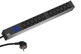 BACHMANN BN0500 / Napájecí panel / 12x C13 / měření po fázích / 2 m (800.2055)
