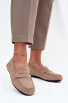 Loafersy Mokasyny Damské Ploché Béžové Soreline 36