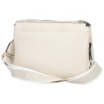 Trendy dámská koženková crossbody kabelka Anita, béžová