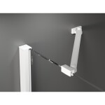MEXEN/S - Velar Duo čtvercový sprchový kout 90 x 90, transparent, bílá 871-090-090-02-20