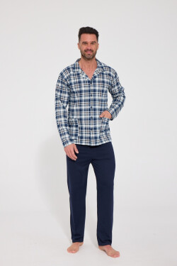 PÁNSKÉ PYŽAMO DR 114 model 22220214 - Cornette modrá L