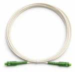 TB Touch optický patch cord SC/APC-SC/APC bílá / Optický patch cord / Singlemode / Duplex / 1 m (AKTBXKSSSSC100W)