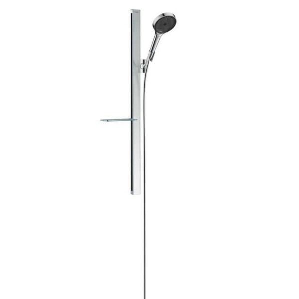 HANSGROHE - Rainfinity Sada sprchové hlavice 130, 3jet, tyče 90 cm a hadice, EcoSmart, chrom 27672000