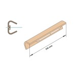 Madlo ke dveřím Cariitti Taive Hemlock 40cm C1603139L