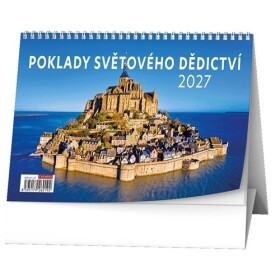 Poklady světového dědictví 2027 - stolní kalendář