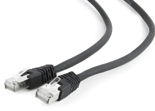 Gembird PP6A-LSZHCU-BK-5M černá / Patch kabel / RJ45 / Cat.6A / S/FTP / 5 m (PP6A-LSZHCU-BK-5M)