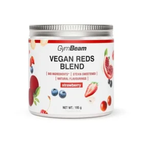 Vegan Reds Blend - GymBeam (jahoda, 195 g) (108862-1-195g-strawberry)