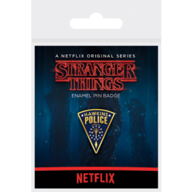 Smaltovaný odznak - Stranger Things - Hawkins - EPEE