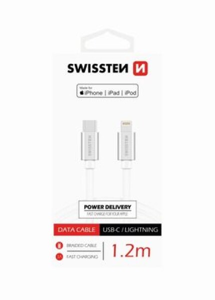 Swissten Kabel Textile Usb-C/Ligh 1,2M S