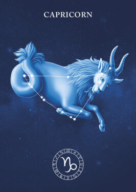 Pohlednice 3D Kozoroh