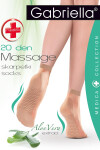 Dámské ponožky Medica 20 Massage code 623 - Gabriella UNI melissa/tělová