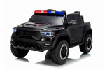 Mamido Elektrické autíčko Dodge Ram černé s majáky 4x4 | 12V10Ah