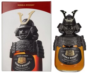 Nikka Gold & Gold Samurai Metall Whisky 0,75L, 43%, -DB-