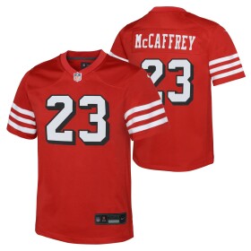 Nike Dětský dres San Francisco 49ers NFL Christian McCaffrey #23 Game Alternate Červená (YOUTH)