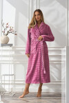 L&L 2415 Ritta dlouhý dámský župan M-2XL cherry XXL-172/110/118