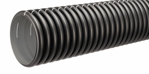 MIDAS Strabusil DN/ID 100 LP, částečně perforovaná drenážní trubka 220° z PE-HD, tyče 6m, SN4