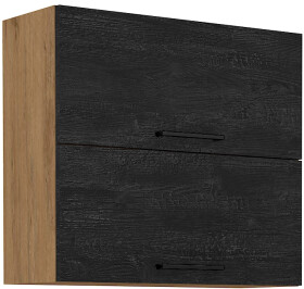 Horní skříňka Vigo 80 GU-72 2F Barva korpusu: Dub Lancelot, Barva dvířek: Dark wood