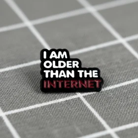 Pinarna.cz I am older than the internet / Jsem starší než internet - černý