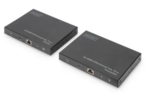 Digitus HDMI KVM Extender Set / Prodlužovač signálu / HDMI 2.0 / 70 m (DS-55513)