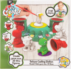 Sada na výrobu sádrových figurek Dino DeLuxe