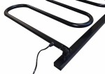 OLSEN SPA - Elektrický sušák otočný - Barva - Černá , Materiál - Komaxit, Rozměr radiátoru - ES 3 - 35 x 865 x 580 mm, Výkon - 83 W OLBES3OCER