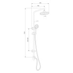 Mereo Sprchový set Sonáta CB60101SP