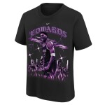 Nike Dětské tričko Minnesota Timberwolves NBA Anthony Edwards City Edition T-Shirt Černá (YOUTH)