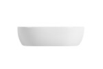 Erga Della, umyvadlo na desku 475x340x140 mm, bílá lesklá, ERG-V03-DELLA48-WH