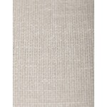 Židle jídelní, krémová látka, 360° vratný mechanismus, černý kov