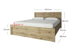ARTEN (NANO Systems s.r.o.) Postel DOORSET-160 (Dub navarra) POSTEL-DOORSET-160