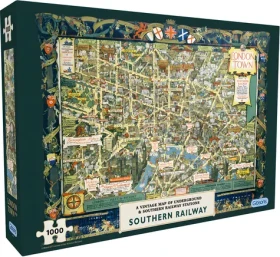 GIBSONS Puzzle Londýn ze Southern Railway