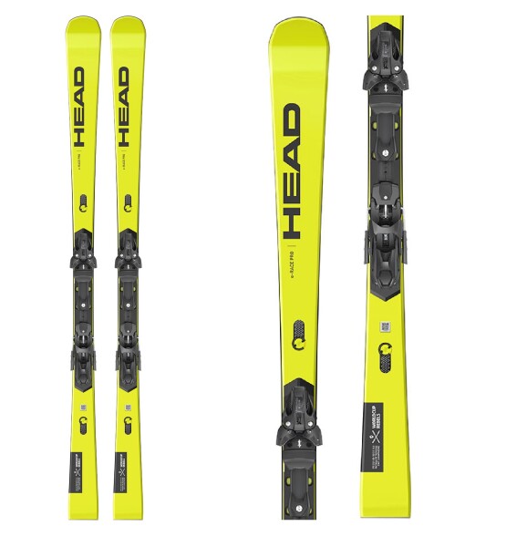 Sjezdové lyže Head Worldcup Rebels e-Race Pro + Freeflex 14, použité délka: 170