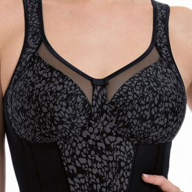 Clara Art komfortní korzet 3573 black - Anita Classix 001 black 105D