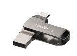 Lexar JumpDrive D400 Dual 64GB / Flash Disk / USB-A / USB-C / Rychlost přenosu až: 130MBs (LJDD400064G-BNQNG)