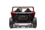Mamido Elektrické autíčko Buggy UTV čtyřmístné 24V pěnová EVA kola zlatá