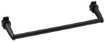 AQUALINE - Sušák ručníků na otopná tělesa 36cm rovný, černá mat IDR-40B