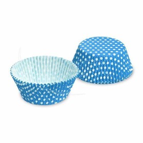 Dortisimo Košíčky na muffiny Modré s puntíky 5 x 3 cm (40 ks)