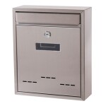 Poštovní schránka nerezová, 260x90x310mm, RADIM M.