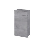 Dřevojas - Nízká skříňka DOS SNDZ 50 - D01 Beton / Úchytka T05 / D01 Beton / Levé 156190F