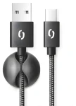 Aligator PREMIUM černá / Datový kabel / USB-C / 2A / 2m (DATKP26)