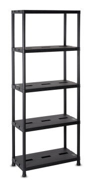 TOOMAX UNIVERSAL PRO 73-5 plastový regál - černá