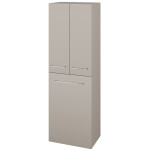 Dřevojas - Vysoká skříň s košem na prádlo DOS SVD3K 50 - N07 Stone / Úchytka T04 / N07 Stone 209780E