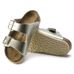 Dívčí žabky Birkenstock Arizona Kids Birko-Flor Electric Metallic Gold narrow (1014841) 26