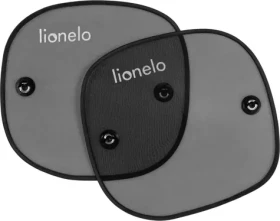 LIONELO Stínítka do auta 2ks černé (LO-SUNSHADE BLACK)